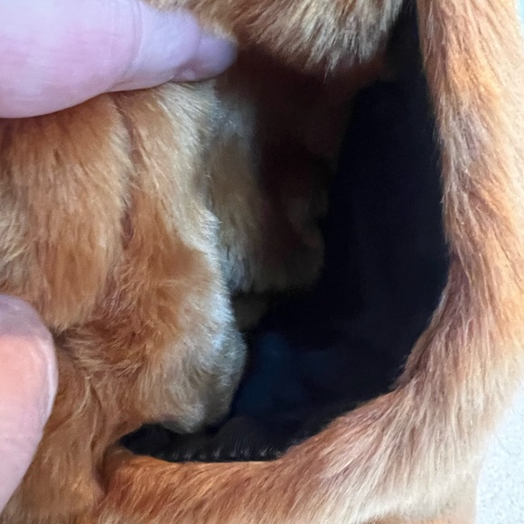 Free People Fall Terra Cotta Caramel Faux Fur Lined Bomber Jacket. 🧡🖤🧡 - Picture 11 of 14